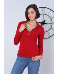 Блуза - код 2059 - 1 - црвена