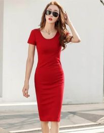 Фустан - код 7306 - 3 - црвена