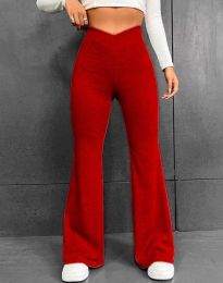 Панталони - код 12966 - црвена