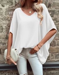 Блуза - код 55860 - бело
