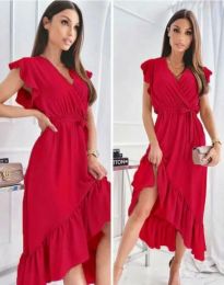 Фустан - код 8551 - 2 - црвена