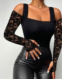Блуза - код 95684 - 1 - црна