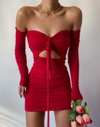 Фустан - код 21089 - 2 - црвена